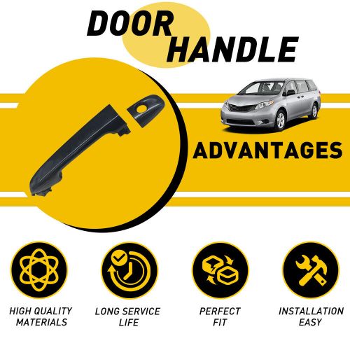 Exterior Door Handle For 09-12 Toyota Venza, 11-15 Sienna Front Driver LH 2SET, US $28.99, image 2