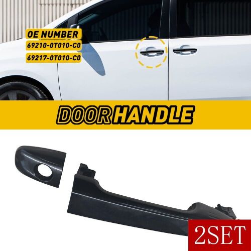 Exterior Door Handle For 09-12 Toyota Venza, 11-15 Sienna Front Driver LH 2SET, US $28.99, image 9