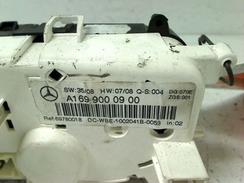 MERCEDES-BENZ A (W169) 2010 A1699000900 CLIMATE CONTROL CONTROL CONTROL-, US $, image 2