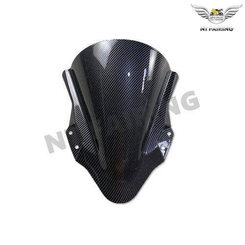 FD Carbon fiber Look Winscreen Windshield For Kawasaki 2018-2024 Ninja 400 a001, US $59.99, image 4