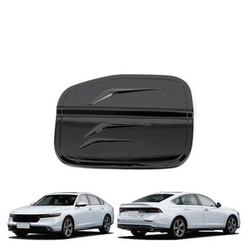 Glossy black exterior fuel tank cap cover trim for honda accord 11th 2023-2024