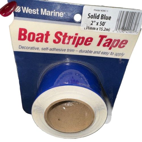 West Marine Solid Blue 2" x 50' Boat Stripe Tape - Model 409615 (51mm X 15.2m), US $15.97, image 2
