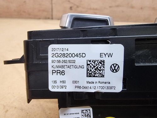 VOLKSWAGEN POLO MK6 A06 17-21 HEAT AC CLIMATE CONTROL PANEL 2G2820045D, US $, image 3