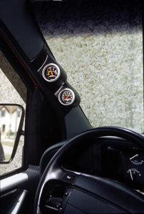 Autometer-1992-2002 ford e-series van dual gauge pillar 17315