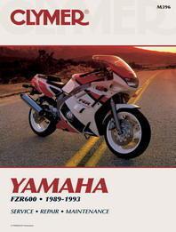Clymer shop repair manual fits yamaha fzr600 1989-1993