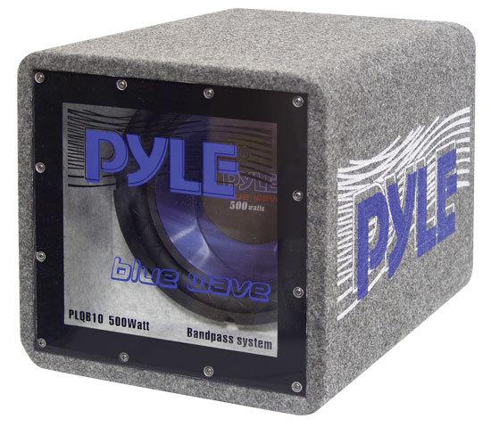 New pyle plqb12 12'' 600 watt bandpass speaker enclosure  system sub car audio