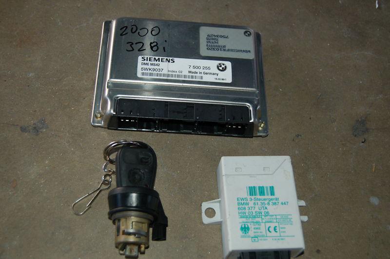 Buy BMW E39 528IT 323i 328i Z3 2.8 M52 ECU ENGINE CONTROL MODULE KEY
