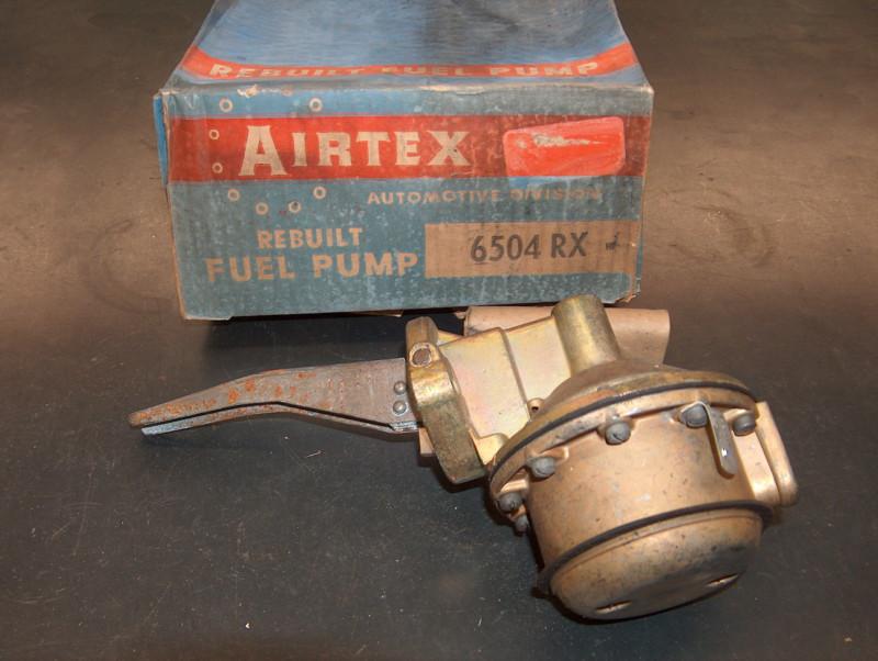Reman 1961 1962 ford mercury v8 mechanical fuel pump airtex 6504