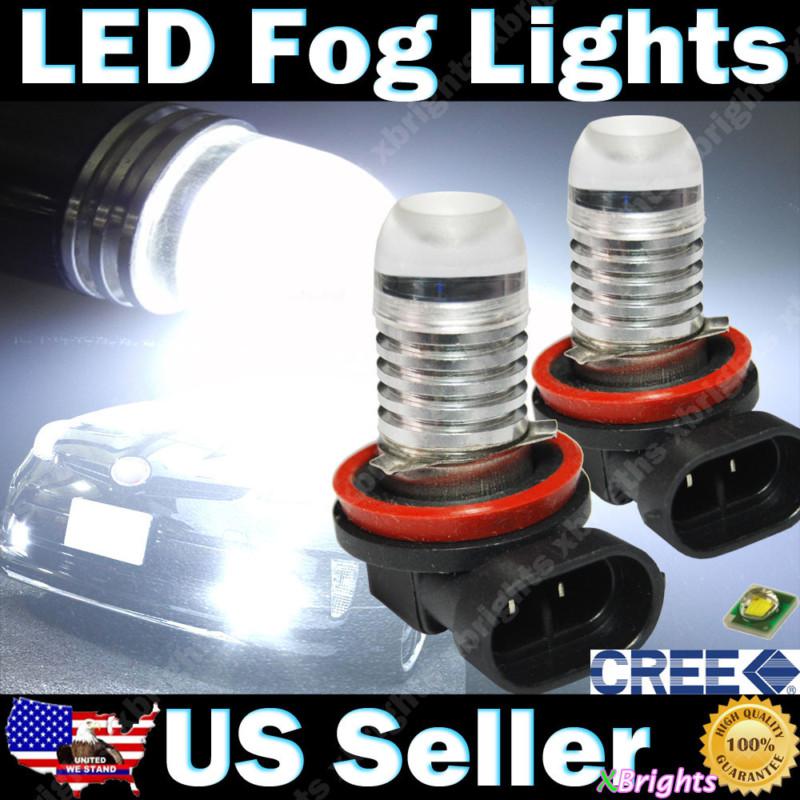 2pcs h11 cree emitter 5w high power led fog light bulbs xenon white h8 new #01