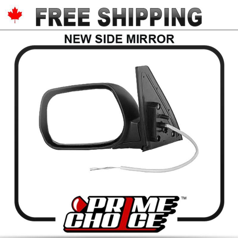 New power non heated drivers side view door mirror