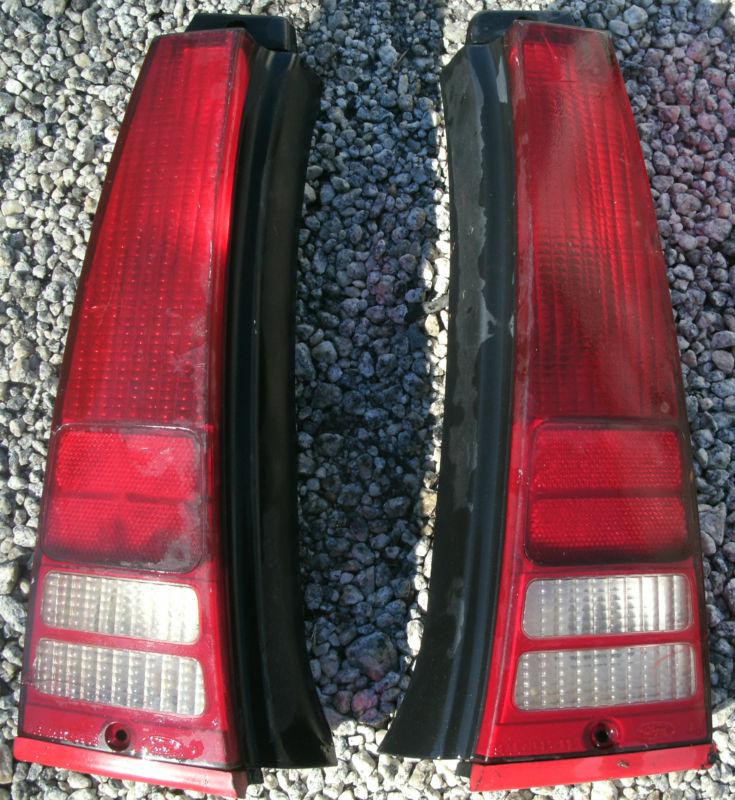 1986 87 88 89 90 91 mercury sable ford taurus rear tail lights pair lh rh oem 