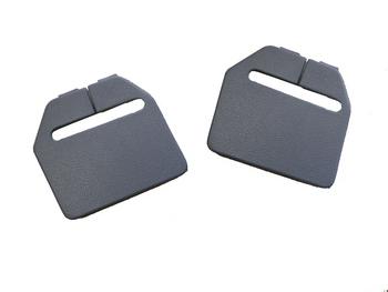 90 91 92 93 mustang hatch rear seat belt opening bezel