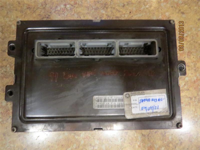 99 dodge ram van 5.9 ecu pcm brain engine computer control unit 143 56040143ac