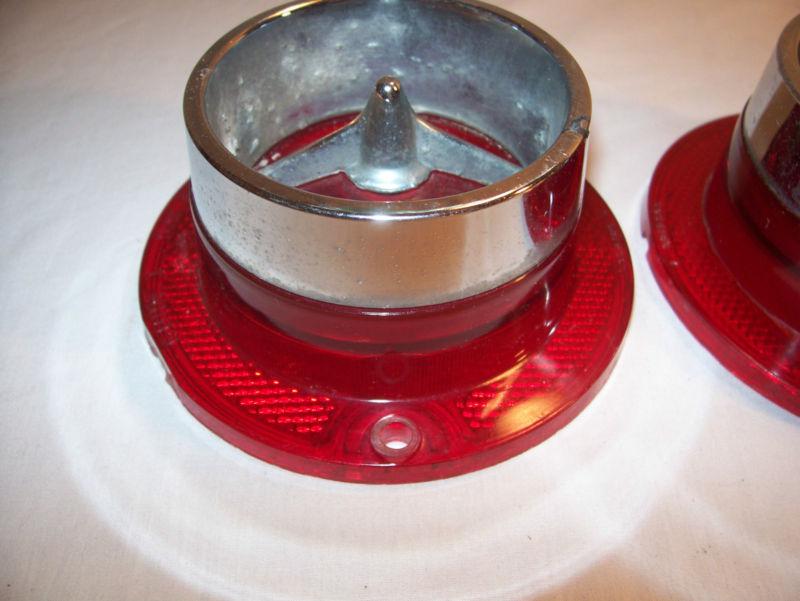 Original 1963 Chevy Impala Set of 6 Tail Lamp Lenses 3 Back up Lens , US $39.99, image 7