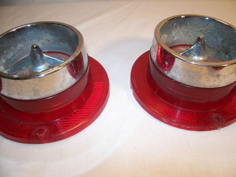 Original 1963 Chevy Impala Set of 6 Tail Lamp Lenses 3 Back up Lens , US $39.99, image 8