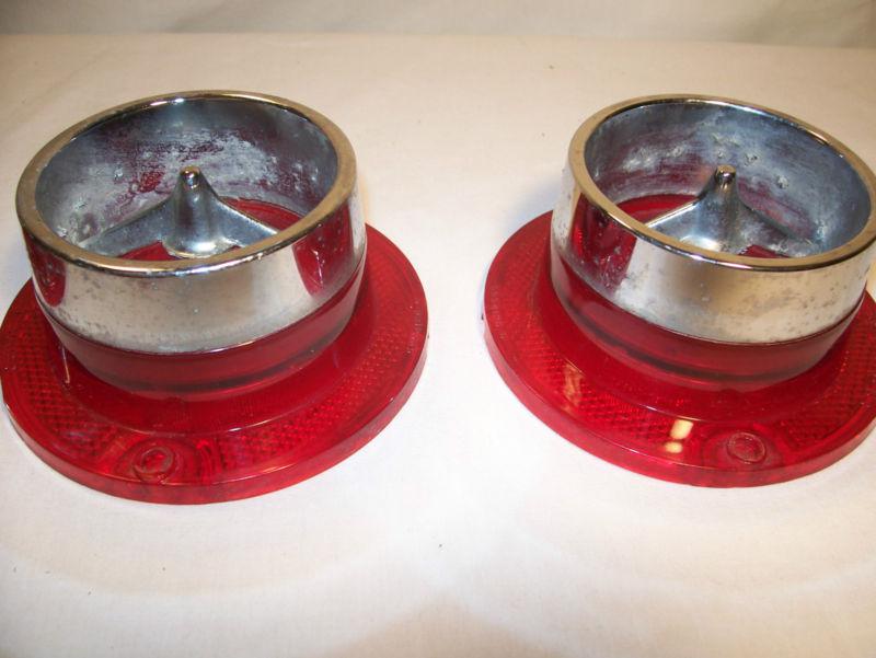 Original 1963 Chevy Impala Set of 6 Tail Lamp Lenses 3 Back up Lens , US $39.99, image 9