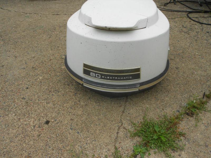 Johnson OMC EVINRUDE 80 hp OUTBOARD Hood Cowl Cover 60's, US $112.82, image 4