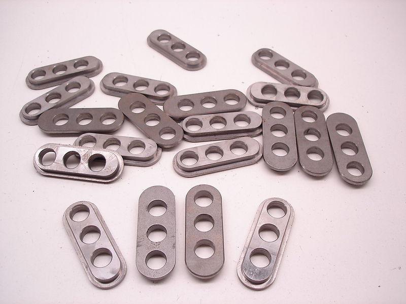 20 nascar steel fine adjustment chassis slugs .750" x 2.5" w/ tripple 1/2" holes