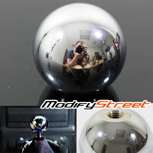 Honda s2000 ap1/ap2 jdm ball s2k type chrome aluminum round manual shift knob