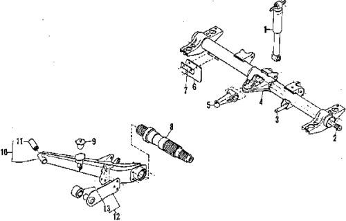 Subaru 721022340 genuine oem factory original shock absorber