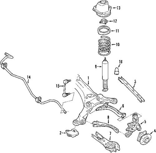 Volvo 30683451 genuine oem factory original shock absorber
