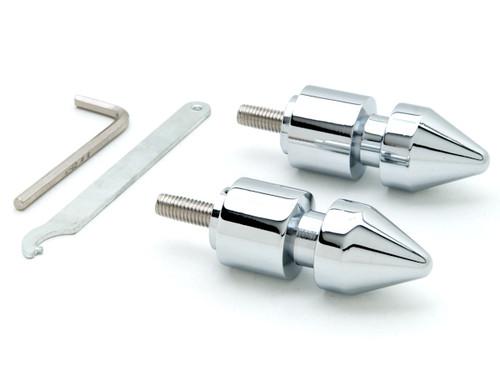 Spike silver swingarm spools sliders motorcycle for ducati 749r 2004-2006