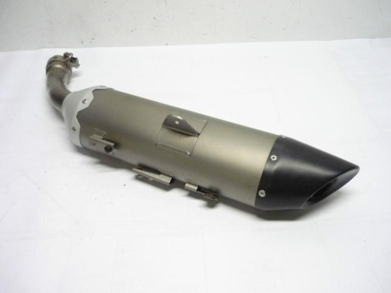 Yamaha yzf r1 left lh side exhaust muffler pipe 04 05 06 oem 5vy-14710-10-00