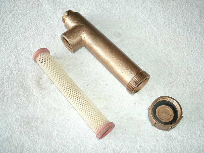 Raw water pump strainer 1"