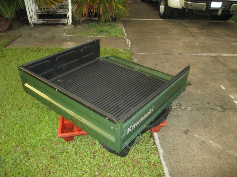 Kawasaki mule rear dump bed body w/ plastic bed liner - tailgate atv 