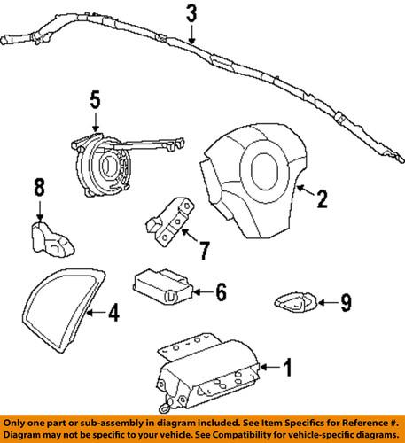 Saturn oem 96853737 air bag-rollover sensor