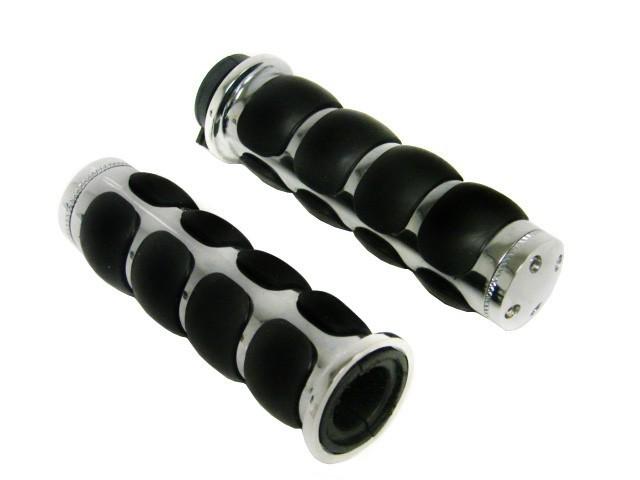 CHROME HAND GRIPS for Yamaha Road Royal VStar 650 1100 Warrior FZR YZF 600 R6 R1, US $13.99, image 3