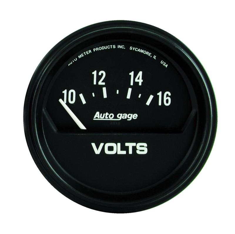 Auto meter 2319 autogage; electric voltmeter gauge