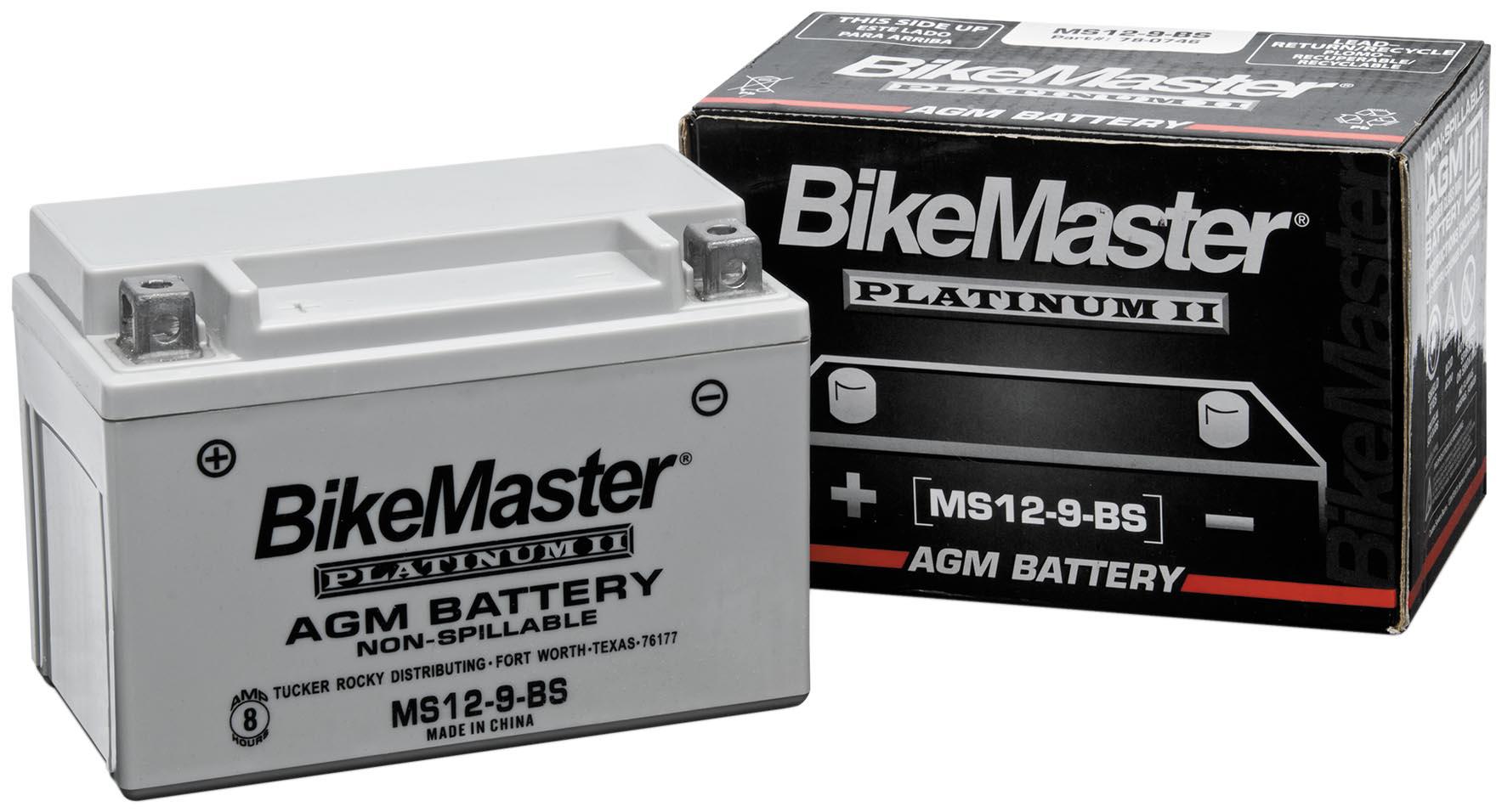 Bikemaster agm platinum ii battery  ms12-7b-bs