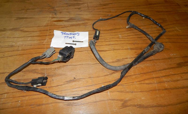 1995 95 ford mustang trunk wiring harness oem