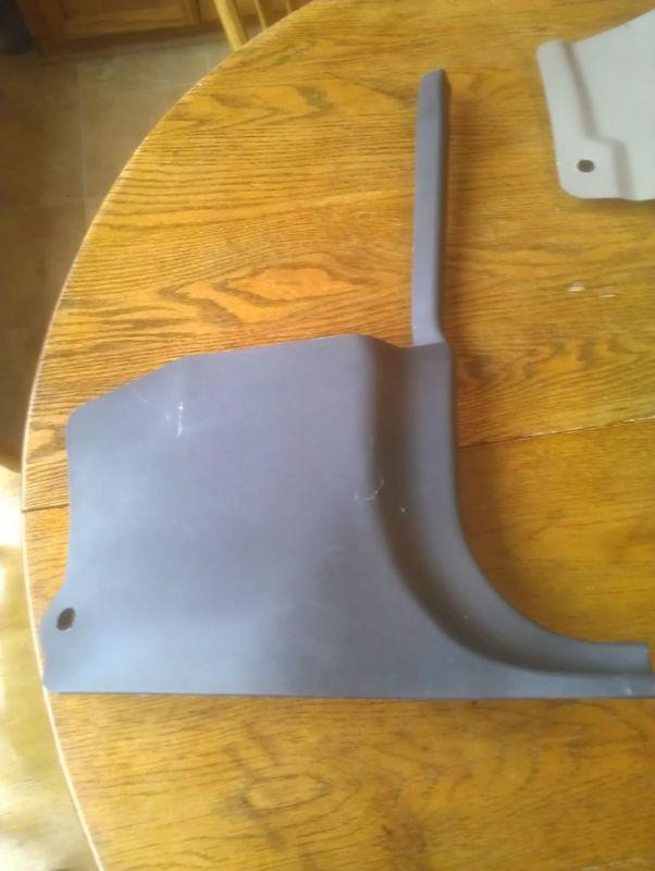 1987 thunderbird turbo coupe right side interior kick panel dark grey charcoal 