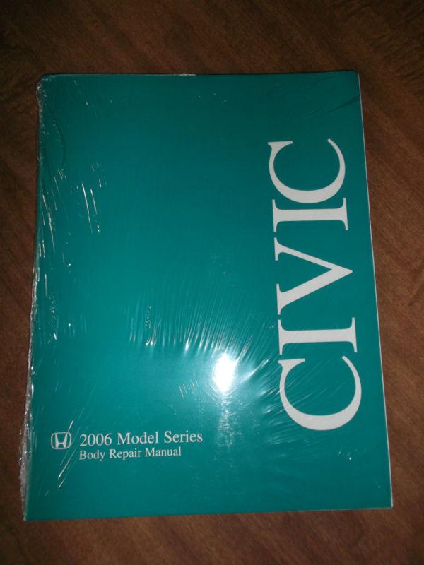 2006 honda civic body repair service manual oem shop book dealer 06
