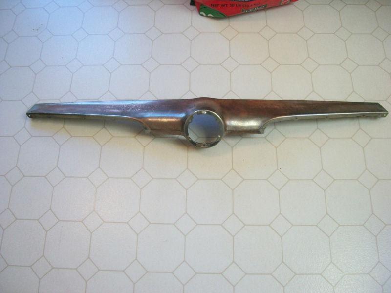 1953 pontiac chieftan chrome grill center piece, vintage original