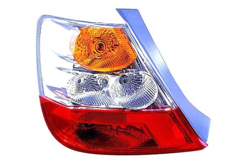 Replace ho2800156 - 04-05 honda civic rear driver side tail light lens housing