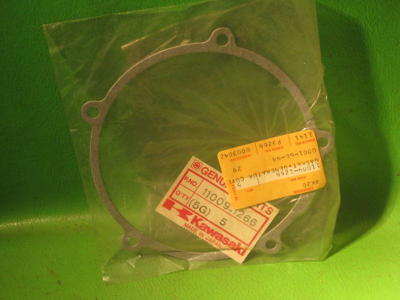 Kawasaki kx125 '82-87 kdx200 '83-88 generator cover gasket oem #11009-1266