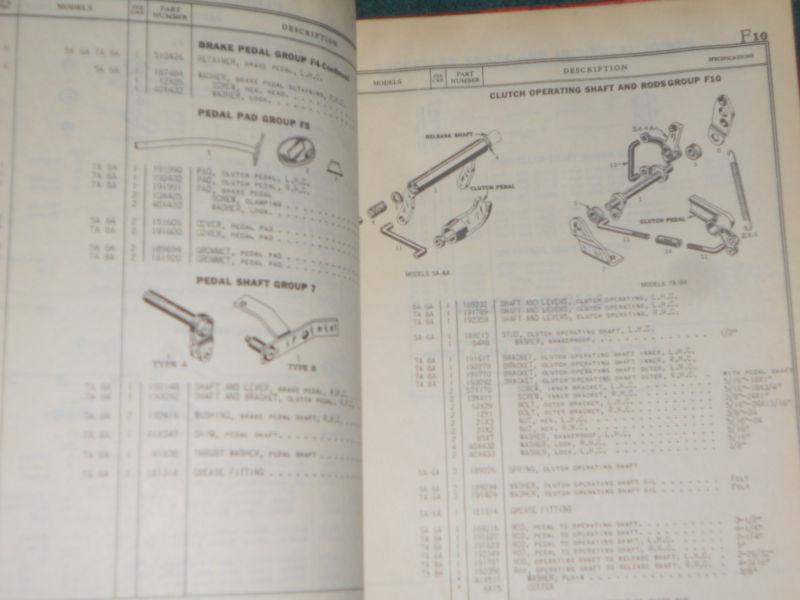 Buy 19371938 STUDEBAKER CHASSIS PARTS CATALOG / ORIGINAL.BOOK / SIXES
