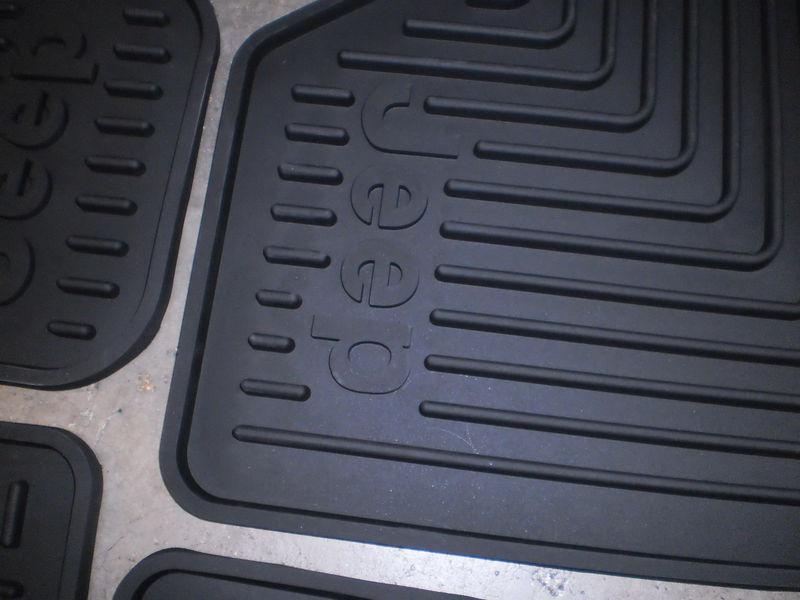 Buy Jeep Wrangler TJ Dark Slate rubber SLUSH FLOOR MATS oem new Mopar