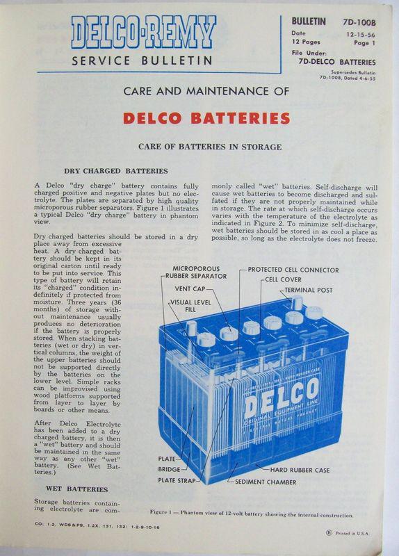 Delco-Remy 1957 Electrical Equipment DR-324A Operation & Maintenance Handbook, US $25.00, image 3