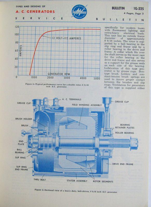 Delco-Remy 1957 Electrical Equipment DR-324A Operation & Maintenance Handbook, US $25.00, image 6