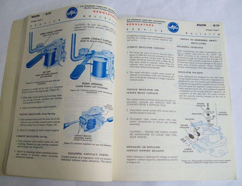 Delco-Remy 1957 Electrical Equipment DR-324A Operation & Maintenance Handbook, US $25.00, image 8