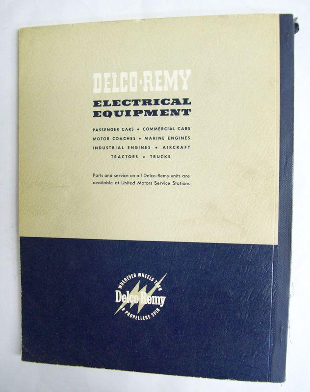 Delco-Remy 1957 Electrical Equipment DR-324A Operation & Maintenance Handbook, US $25.00, image 10