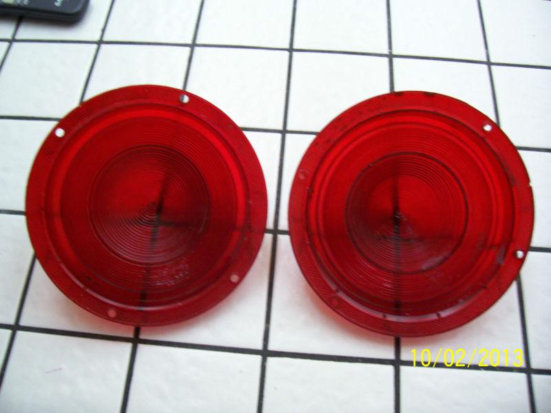 (2) Vintage 1960 FORD Plastic Tail Light Lenses - Model Unknown, US $12.95, image 3