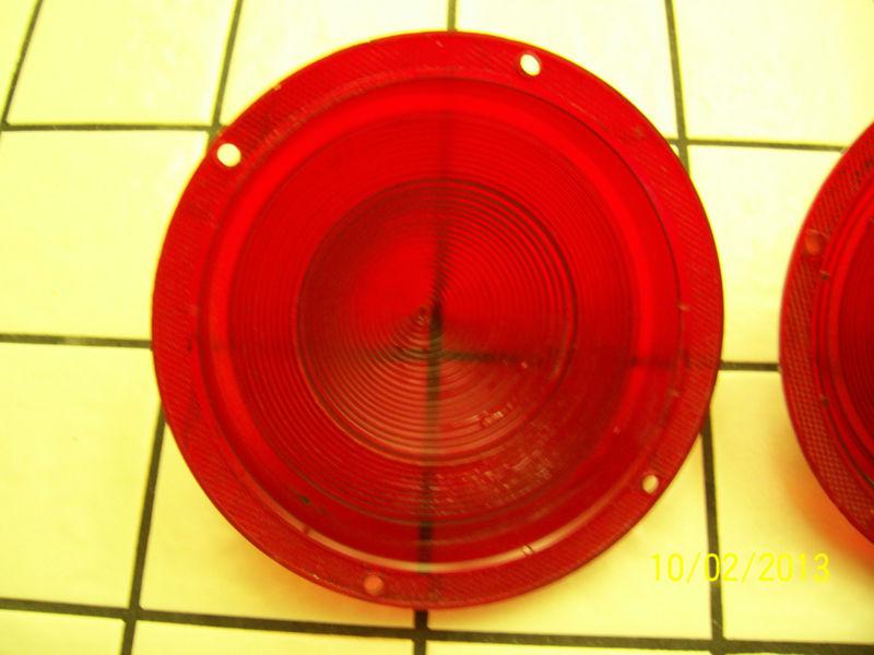 (2) Vintage 1960 FORD Plastic Tail Light Lenses - Model Unknown, US $12.95, image 4