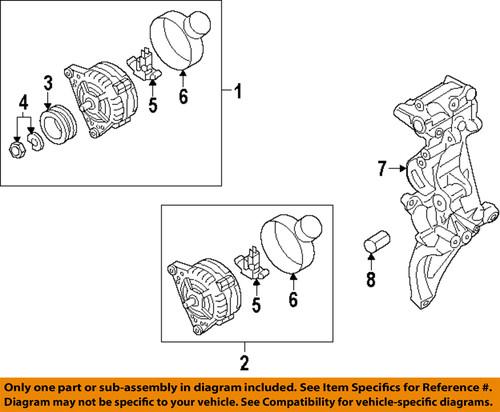 Volkswagen oem 07k903023cx alternator/alternator/generator