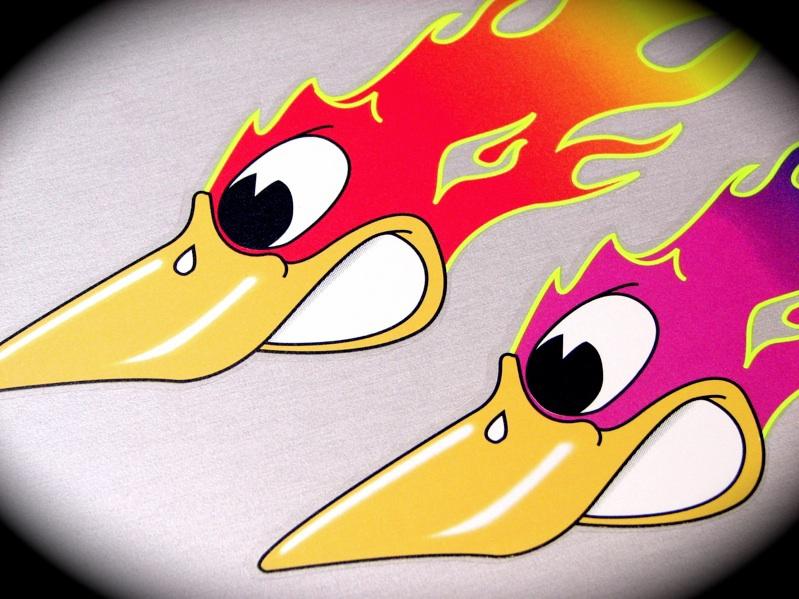Flamin' pecker decals graphics sticker harley chopper helmet tank fender victory