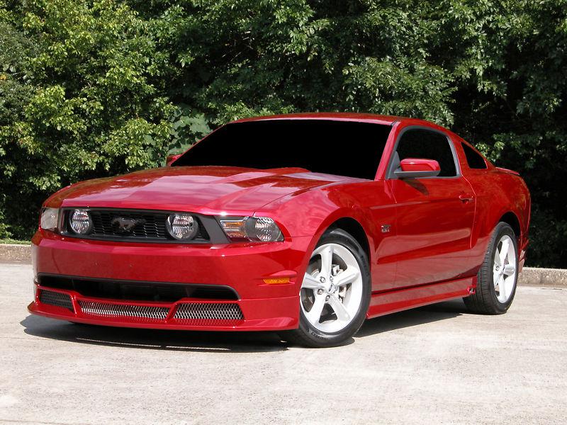 Razzi 2010 - 2012 ford mustang ground effects kit - gt model - unpainted